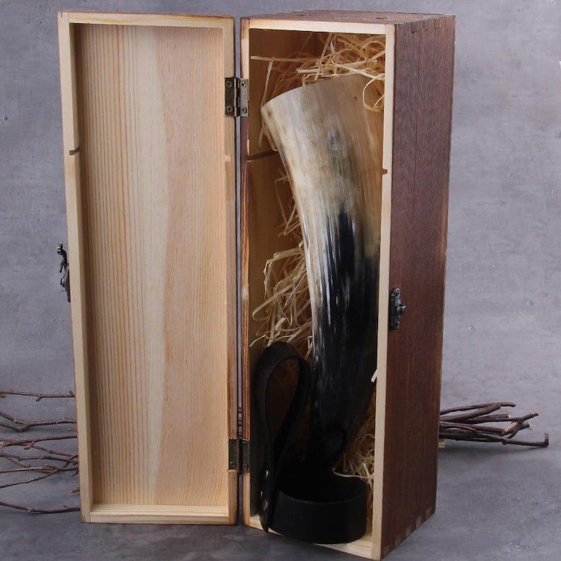 Handcrafted Viking Drinking Horn-Goblet - Image 4